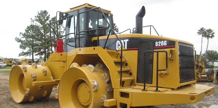 CAT 826G Padfoot Compactor
